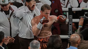 Saúl 'Canelo' Álvarez se prepara para su pelea contra Edgar Berlanga.