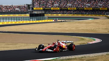 Formula One F1 - Japanese Grand Prix - Suzuka Circuit, Suzuka, Japan - April 5, 2025 Ferrari's Charles Leclerc during qualifying REUTERS/Issei Kato