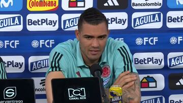 Álvaro Montero con la Selección Colombia.