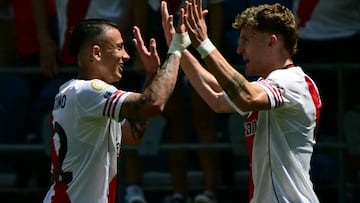 Castaño preciso y Borja discreto en el debut positivo de River
