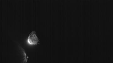 The space agency says its mission two weeks ago to knock an asteroid out of orbit with a spacecraft was a success.