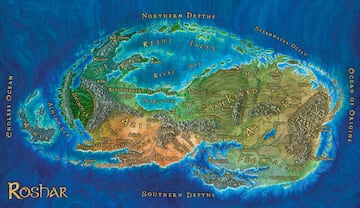 Mapa de Roshar