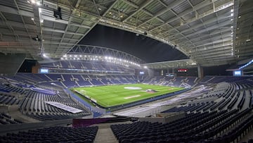 PORTO, PORTUGAL - FEBRUARY 13: A general view prior to the Liga NOS match between FC Porto and Boavista FC at Estadio do Dragao on February 13, 2021 in Porto, Portugal. Sporting stadiums around Portugal remain under strict restrictions due to the Coronav