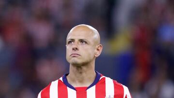 Portrait Javier Chicharito Hernandez of Guadalajara during the 13th round match between Guadalajara and Cruz Azul as part of the Liga BBVA MX, Torneo Clausura 2025 at Jalisco Stadium, on March 29, 2025 in Guadalajara, Jalisco, Mexico.