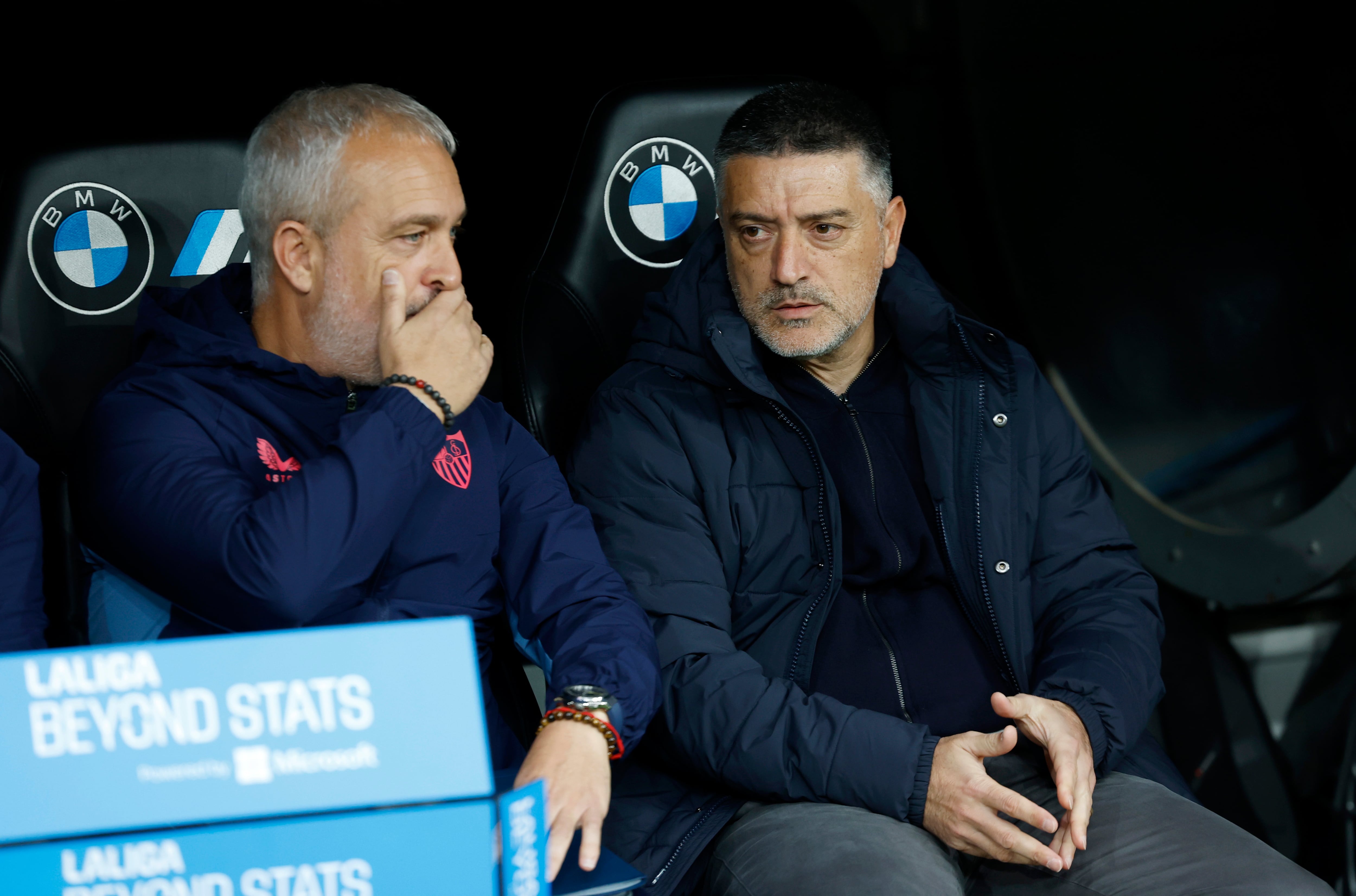 García Pimienta: “El Sevilla no ha bajado los brazos”