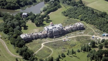 Nicholas Van Hoogstraten began the massive construction in 1985; it’s known as “the largest slum in Britain” and the “ghost house of Sussex.”