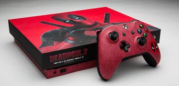 Xbox One X Custom Deadpool 2