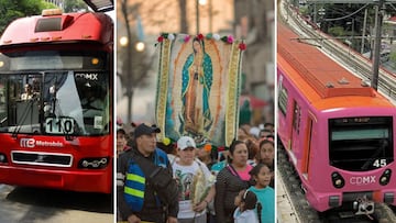 Horarios del Metro y Metrobús en CdMx para el 12 de diciembre 2024 por Día de la Virgen de Guadalupe