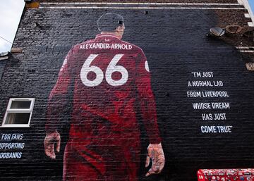 Trent Alexander-Arnold, actual jugador de la plantilla del conjunto inglés.
