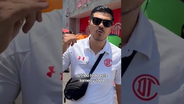 ¿Fanático fiel o de ocasión? Aficionado de Toluca ataca a quiénes no tienen el abono