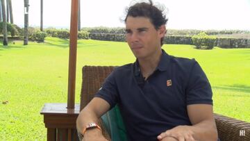 El tenista Rafa Nadal en una entrevista a la revista ¡Hola!